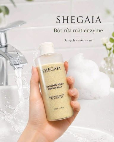Shegaia Bột Rửa Mặt Phytozyme Renew Powder Wash 60ml (CTY)