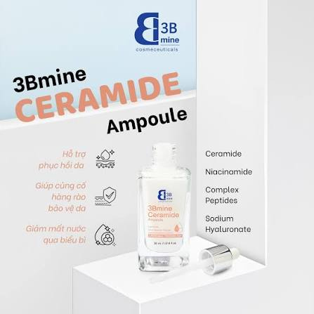 3Bmine (3B05) Tinh Chất Dưỡng Da Ceramide Ampoule 30ml (CTY)