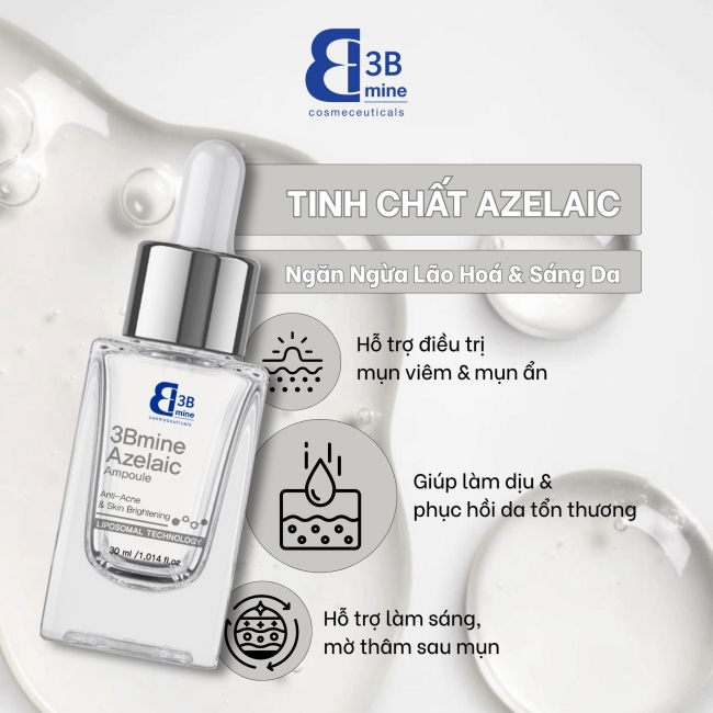 3Bmine (3B06) Tinh Chất Azelaic Ampoule 30ml (CTY)