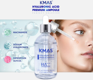Kmas Tinh Chất Cấp Ẩm Hyaluronic Acid Premium Ampoule 100ml (CTY)