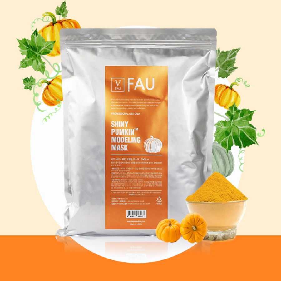 Fau Mặt Nạ Dẻo Bí Đỏ Premium Shiny Pumpkin Modeling Mask 500g (CTY) - Cam
