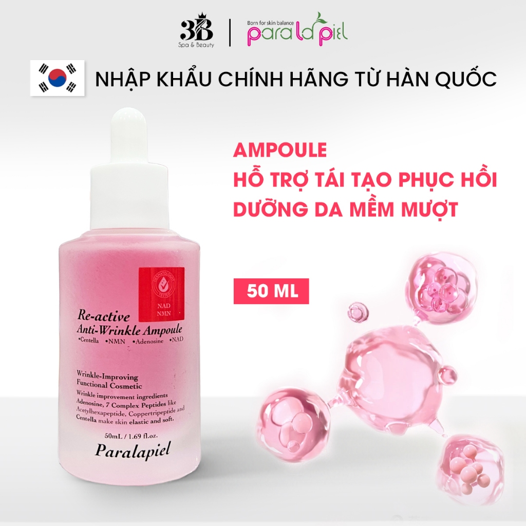 Paralapiel (A17) Tinh Chất Chống Nhăn Da Re-active Anti-Wrinkle Ampoule 50ml (CTY)