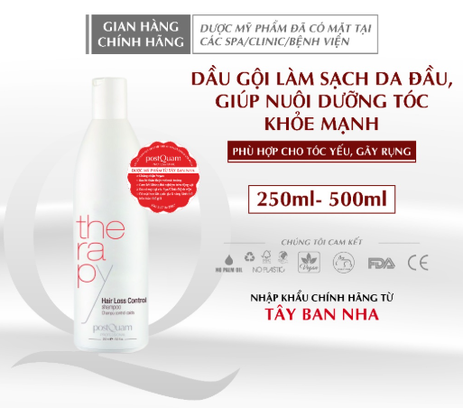 Dầu Gội Giảm Rụng Postquam (Q76A) Hair Loss Control 500Ml (CTY)