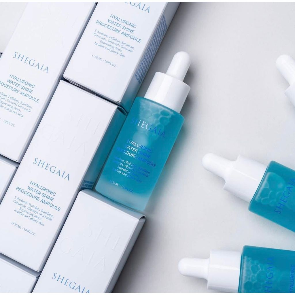 Tinh chất dưỡng ẩm Shegaia Hyalu Water Shine Procedure Ampoule 30ml (CTY)