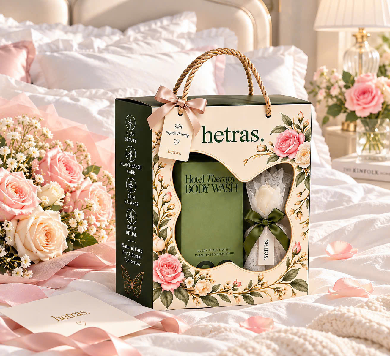 Sữa Tắm Hetras Hotel Therapy Body Wash - 02 Flower Park 1013mL (CTY)