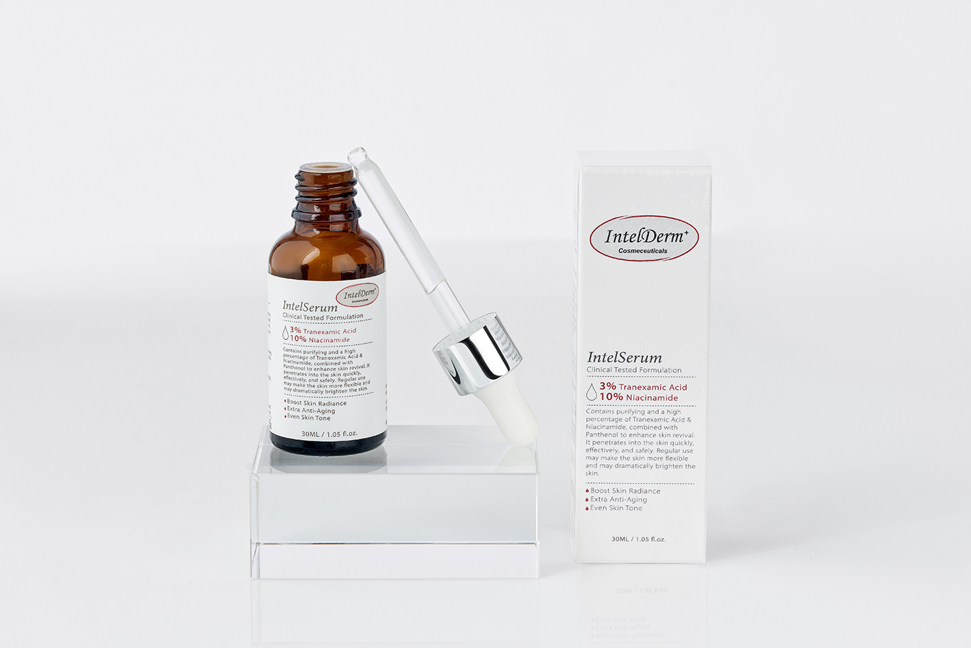 Serum Sáng Da Intelderm 3% Tranexamic Acid+ 10% Niacinamide Serum 30Ml Cty