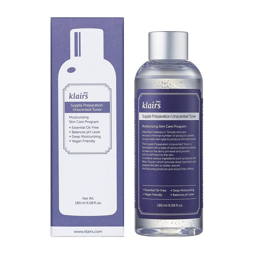 Klairs Nước Hoa Hồng Không Mùi 180Ml (Cty)