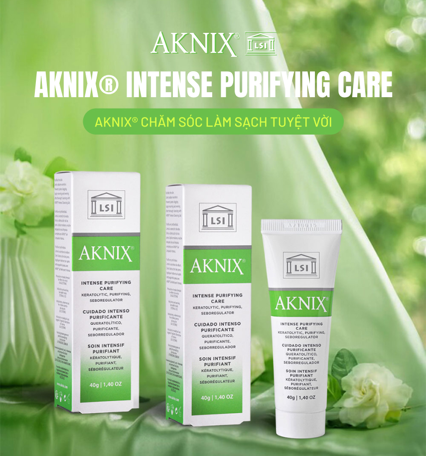 AKNIX Kem Dưỡng Intensive Purifying Mụn nhẹ 40G (CTY)