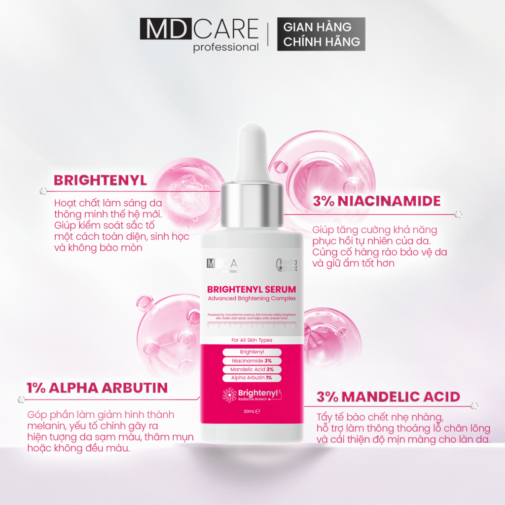 Md care Brightenyl Serum Sáng Da 30Ml - Màu Đỏ (Cty)