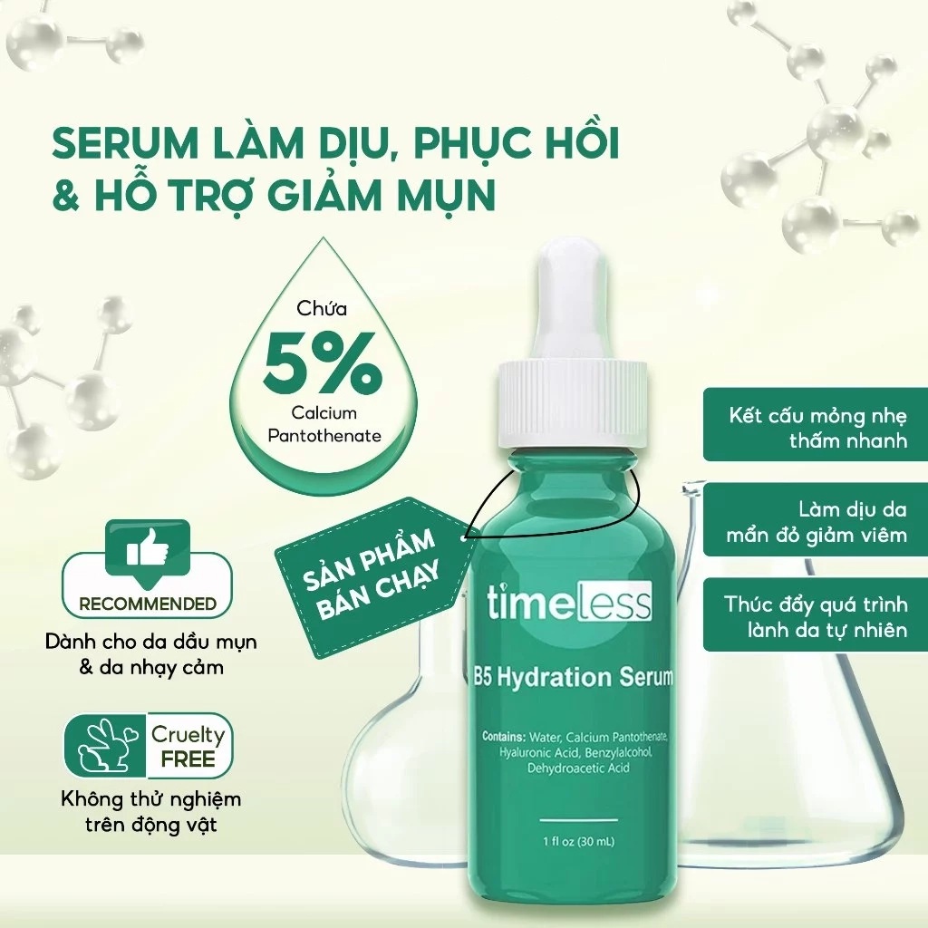 Timeless Vitamin B5 Serum 30ml (CTY)