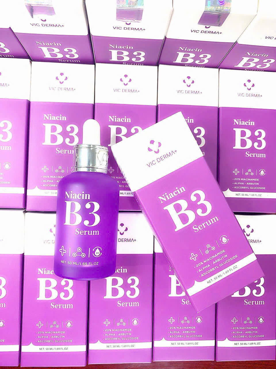 VICDERMA Serum B3 50ML (CTY) Tím