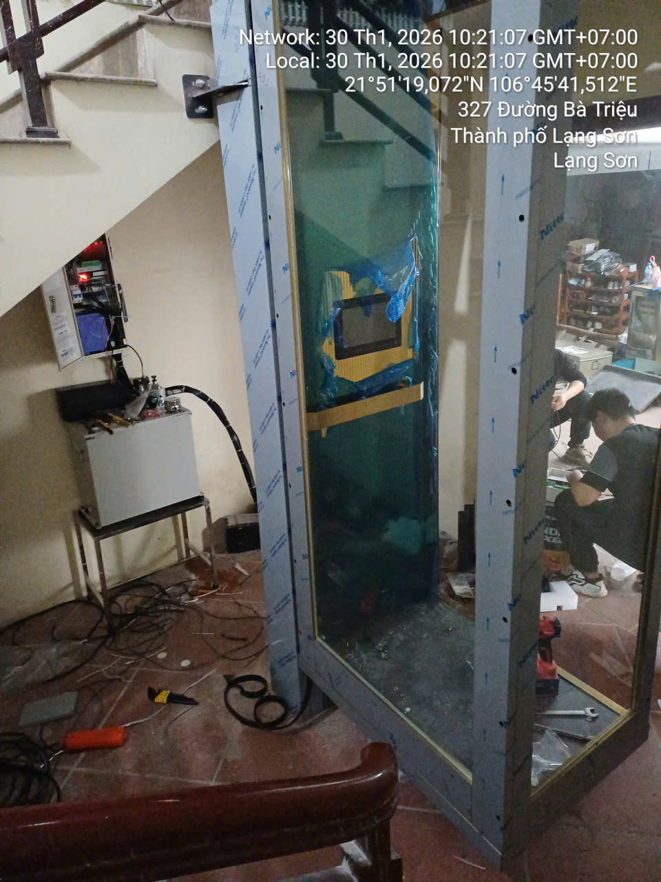Thang máy gia đình - nhà phố 5 tầng