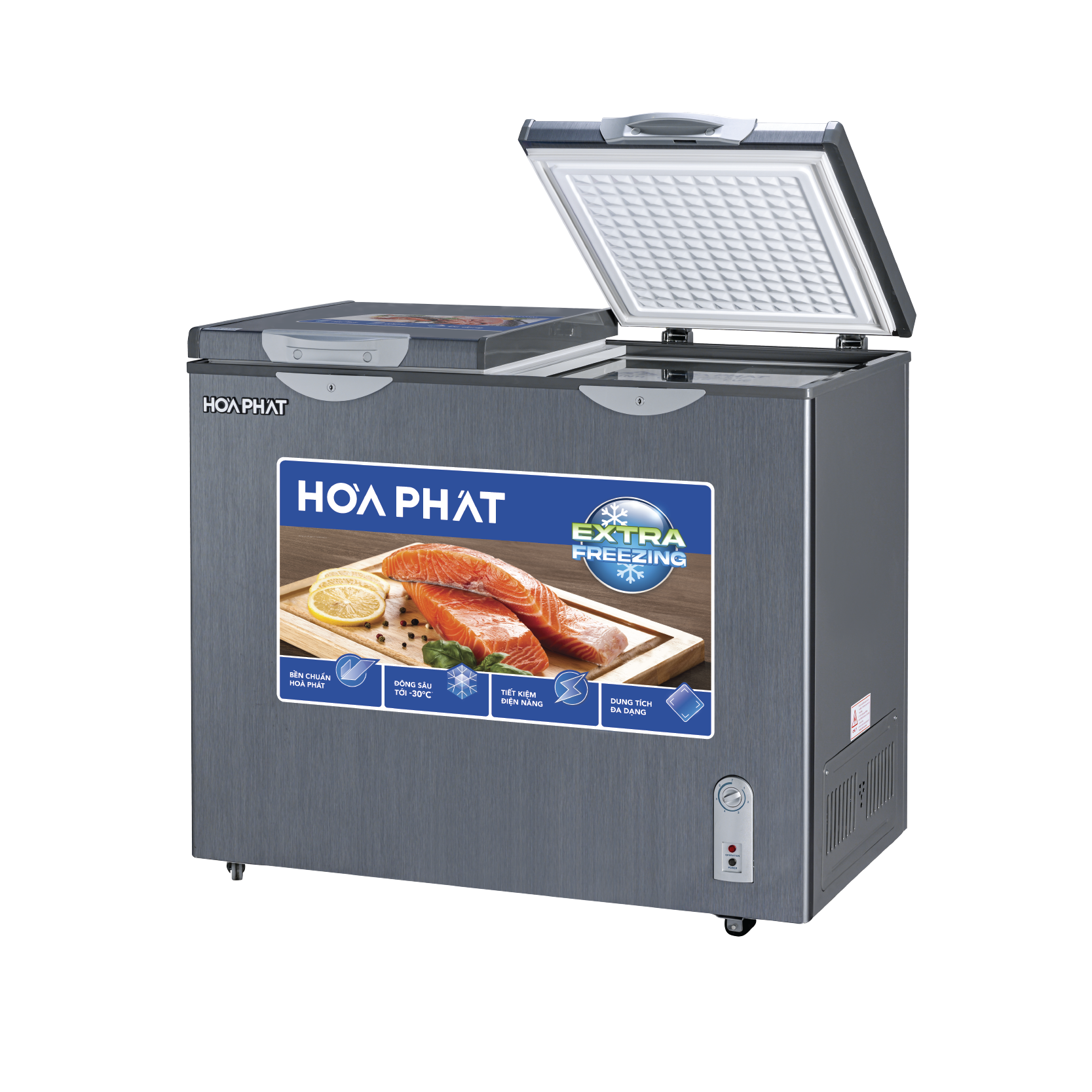 Tủ đông Hòa Phát HPF BD6205G 205 lít DÀN ĐỒNG