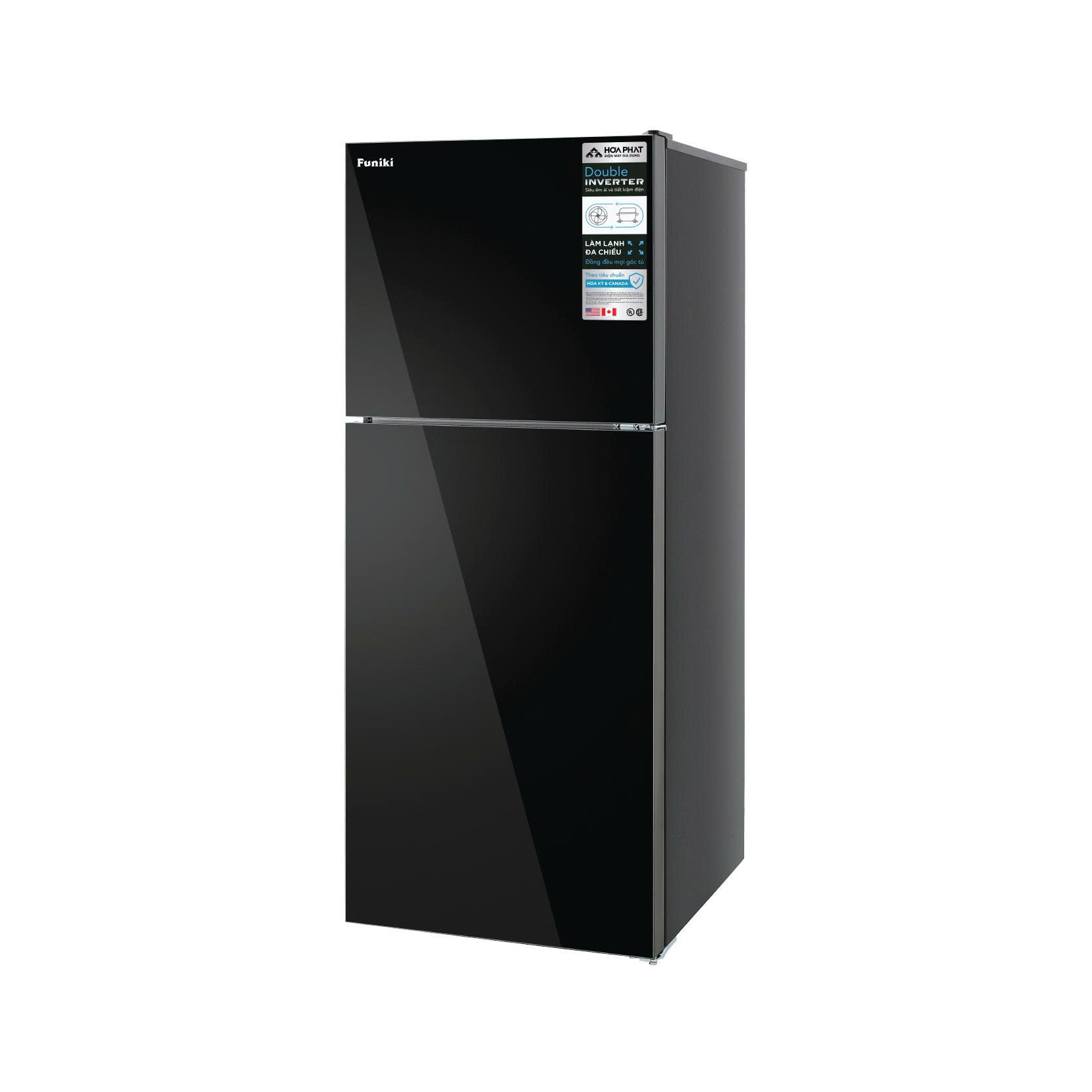 Tủ lạnh cánh kính Funiki Inverter HR T8286GB 286 lít