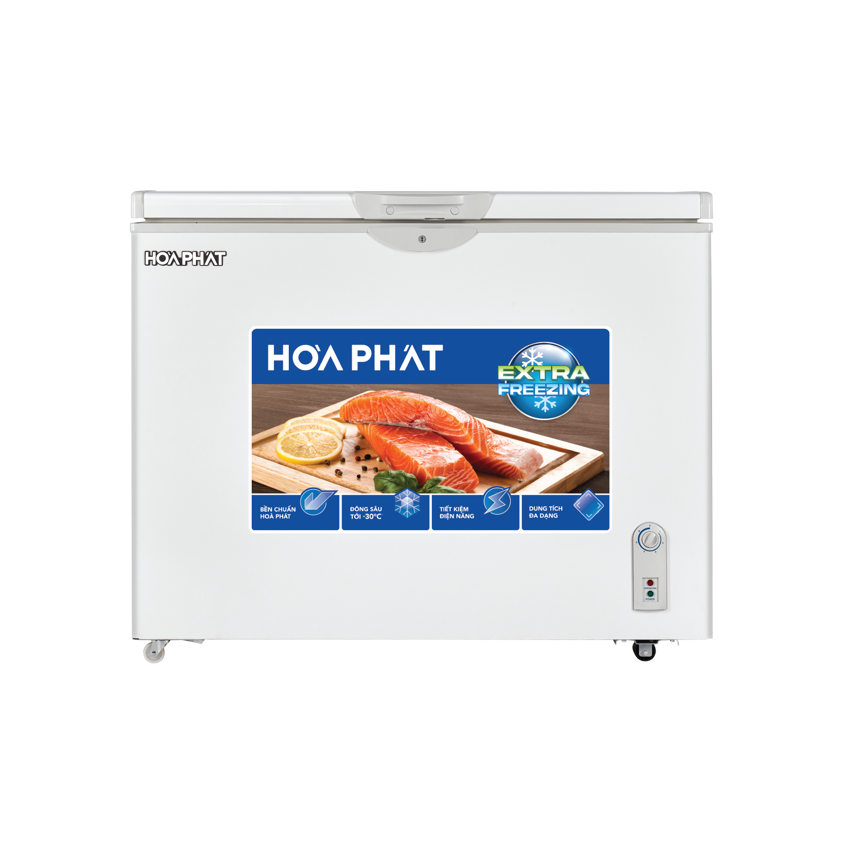 Tủ đông Hòa Phát HPF AD6252 252 lít DÀN ĐỒNG