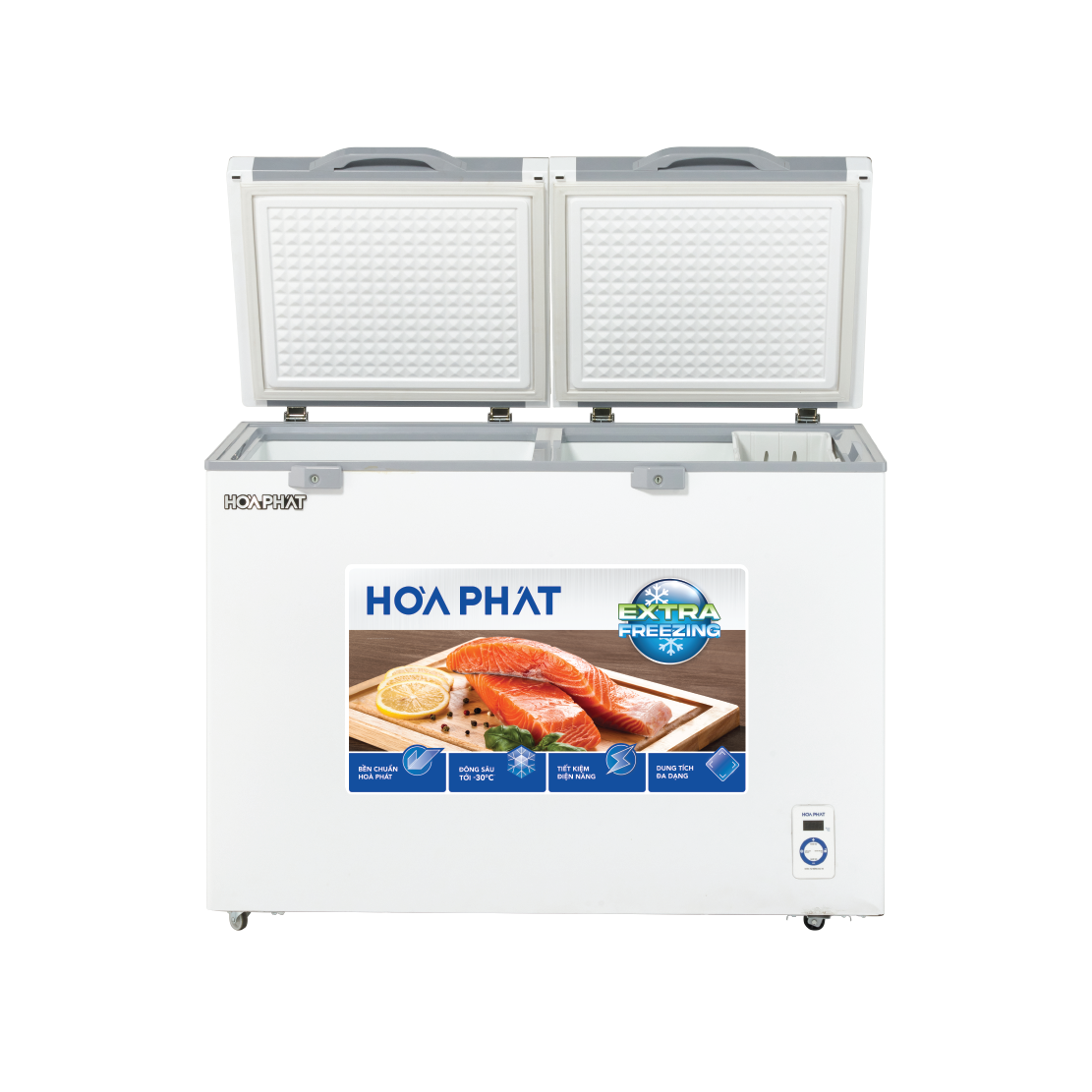 Tủ đông cánh kính Hòa Phát HPF BD6245.T 245 lít DÀN ĐỒNG