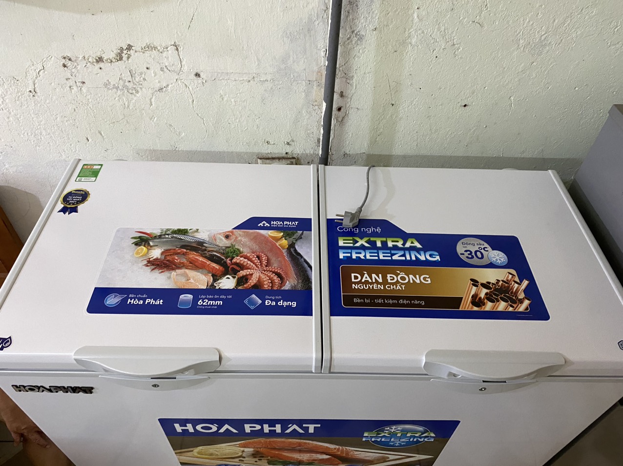 Tủ đông Hòa Phát HPF BD6245 245 lít DÀN ĐỒNG