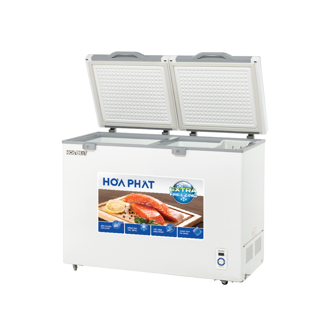 Tủ đông cánh kính Hòa Phát HPF BD6245.T 245 lít DÀN ĐỒNG