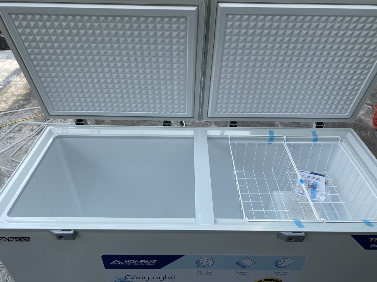 Tủ đông dung tích lớn Hòa Phát HPF AD6544 544lít DÀN ĐỒNG