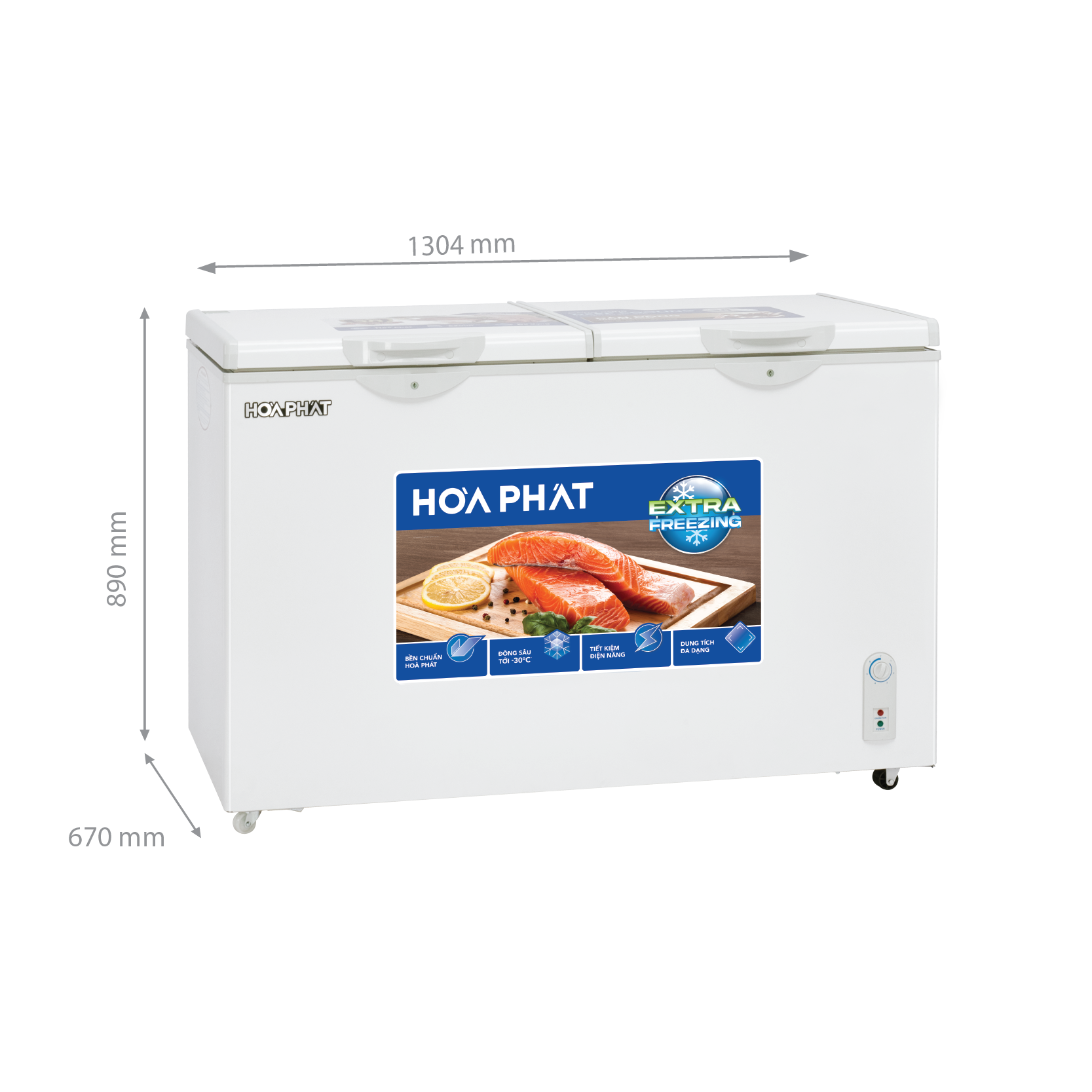 Tủ đông Hòa Phát HCF 666S1N2 352 lít