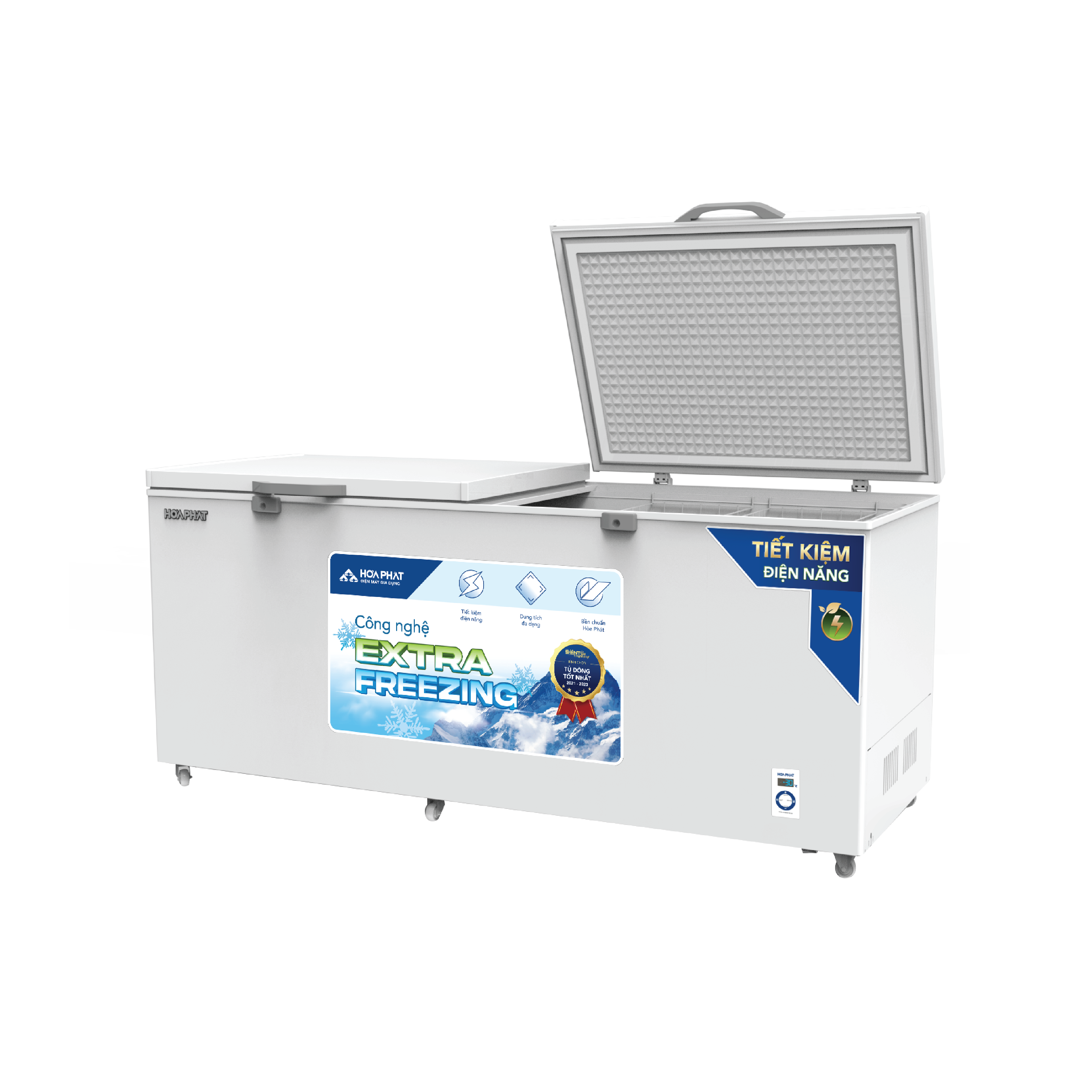 Tủ đông dung tích lớn Hòa Phát HPF AD6544.1 556 lít DÀN ĐỒNG