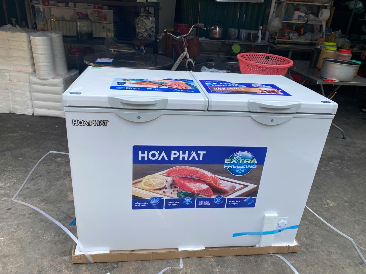 Tủ đông Hòa Phát HPF BD6330 330 lít DÀN ĐỒNG