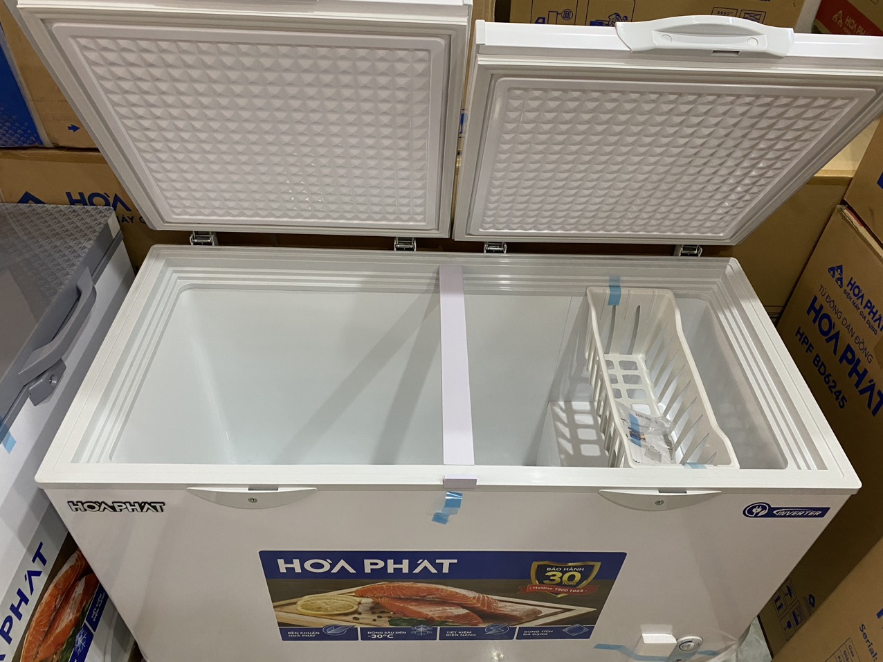Tủ đông Hòa Phát Inverter HPF AD8352 352 lít DÀN ĐỒNG