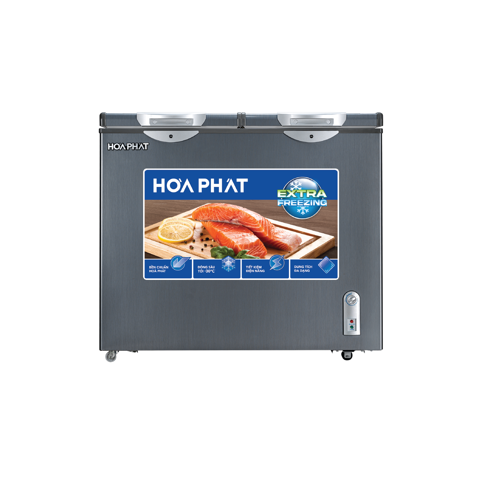 Tủ đông Hòa Phát HPF BD6205G 205 lít DÀN ĐỒNG