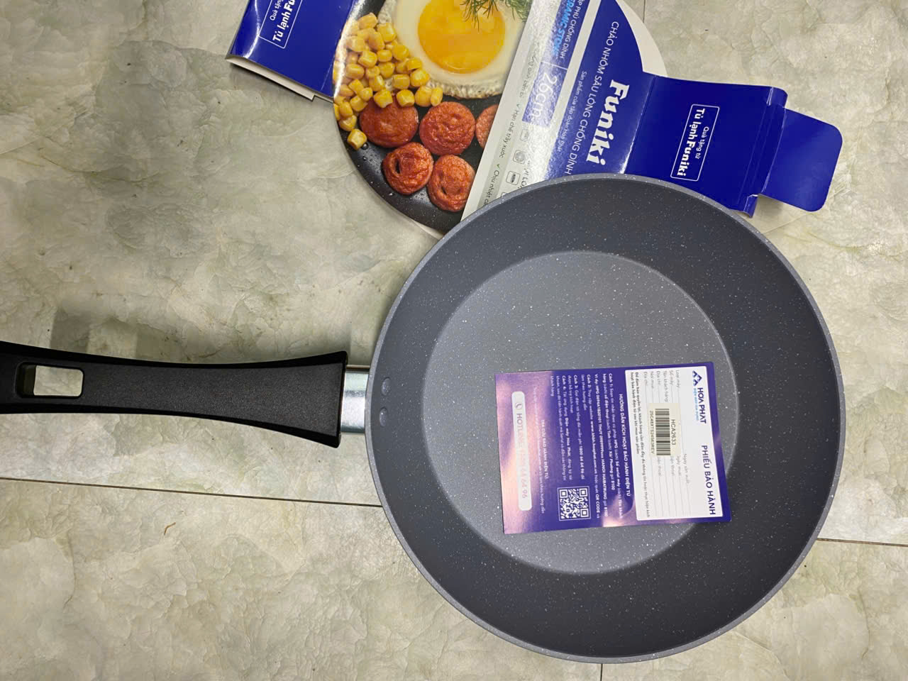 Chảo nhôm sâu lòng chống dính Funiki HCA2633 (26 cm)
