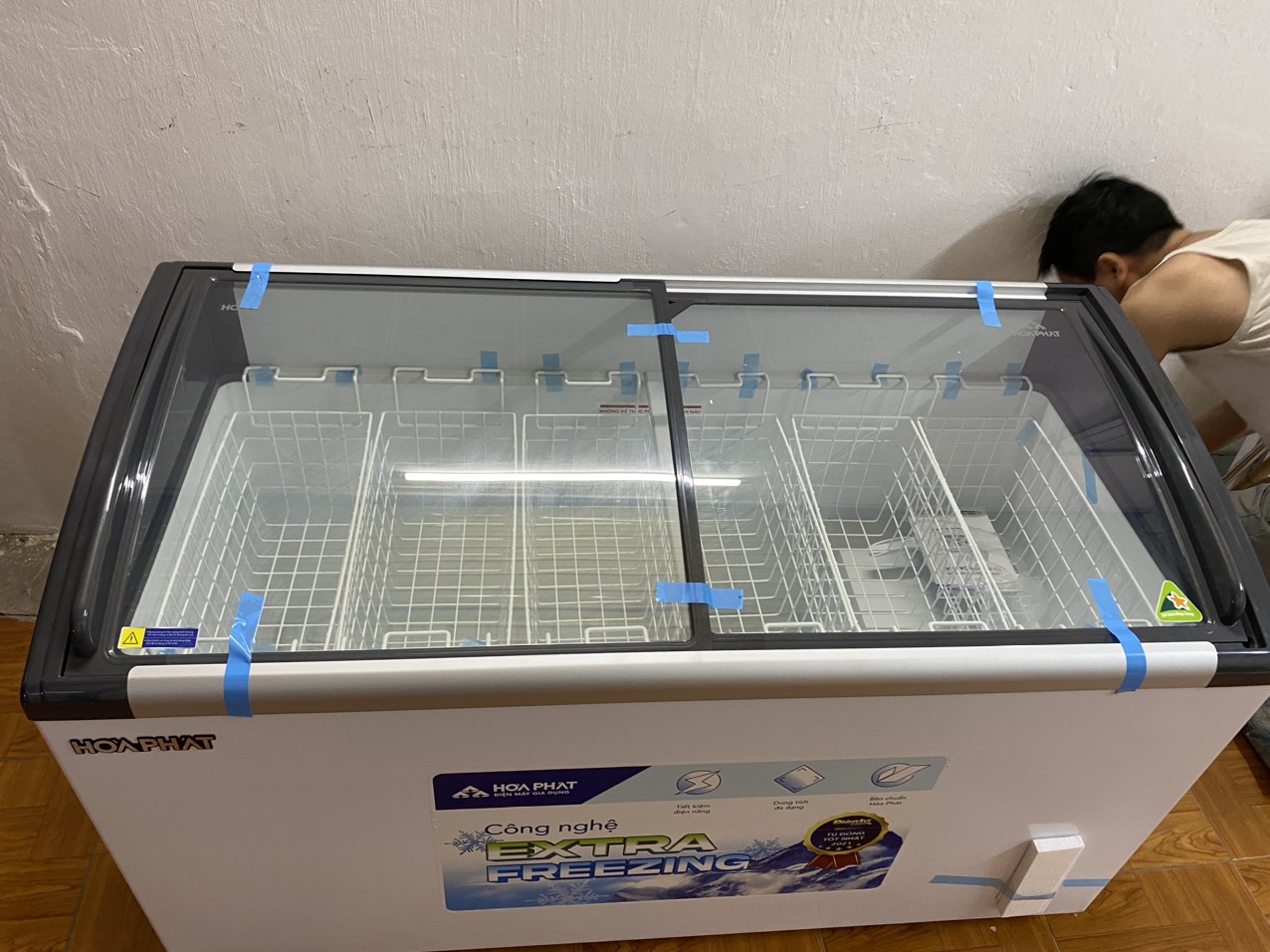 Tủ Bán Kem 450L Hòa Phát