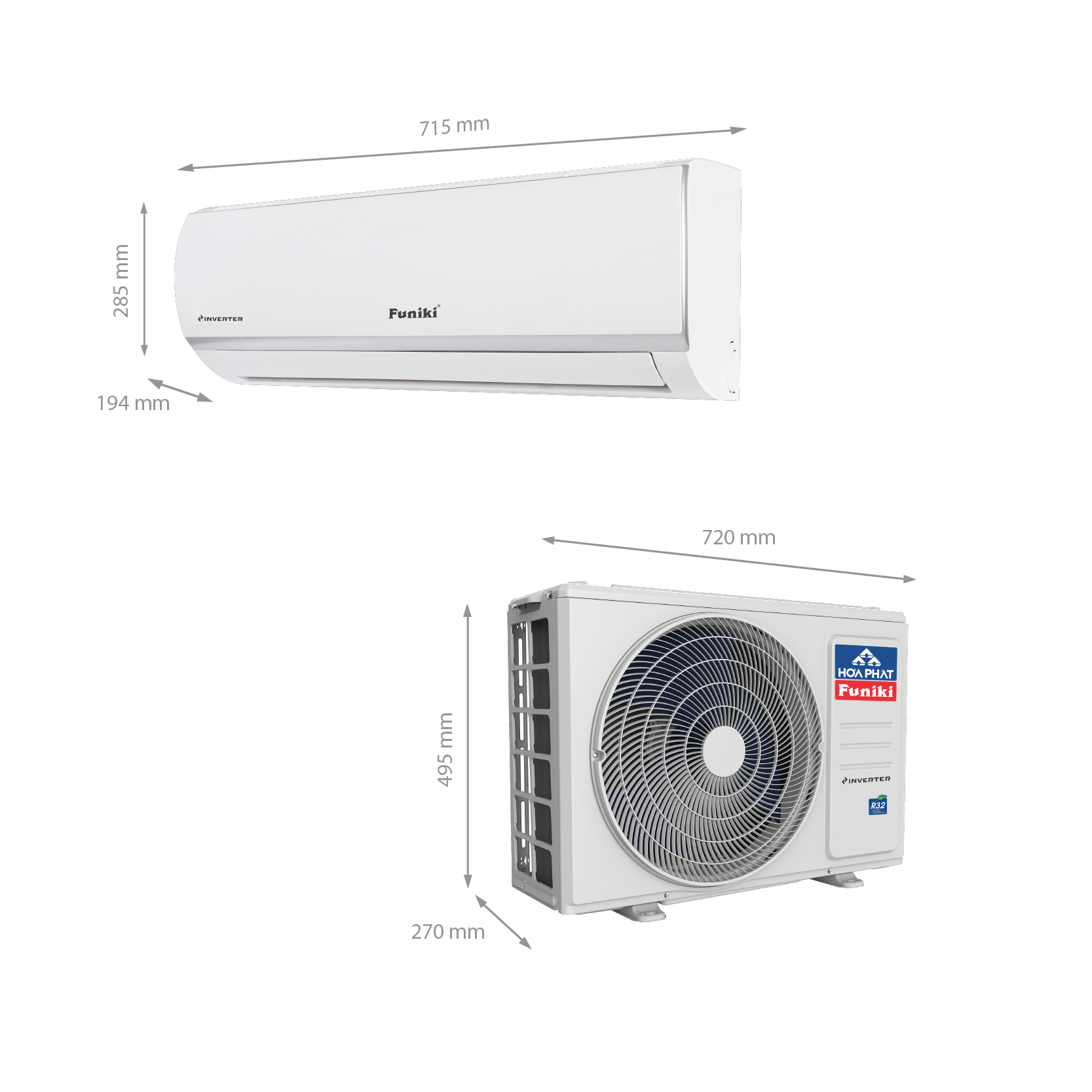 Điều hoà Funiki 9000BTU 1 chiều Inverter HIC 09TMU.ST3