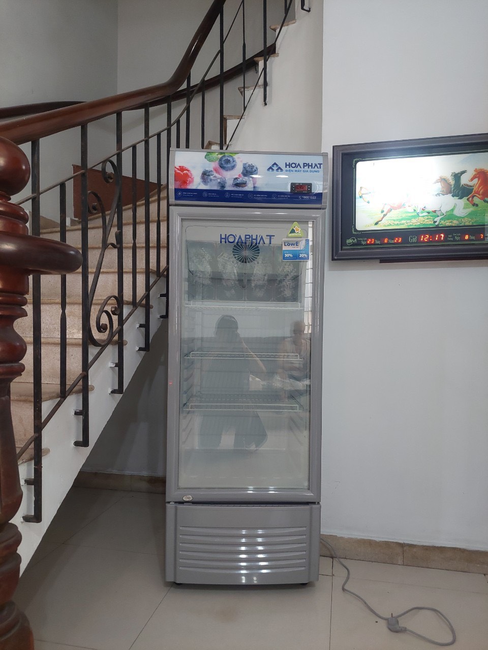 Tủ mát Hòa Phát HSR D6195 195 lít DÀN ĐỒNG