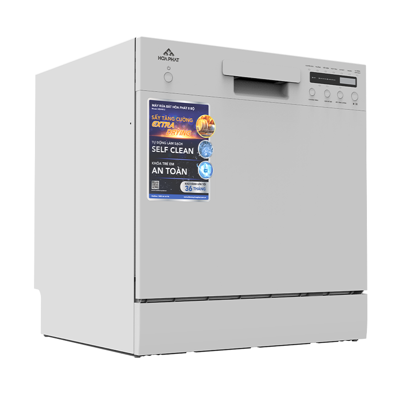 Máy rửa bát Hòa Phát 8 bộ HDS9812