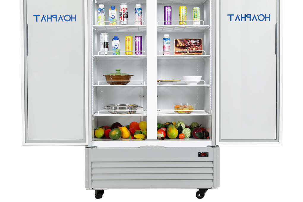 Tủ mát trưng bày Hòa Phát HSR D6723 723 lít DÀN ĐỒNG