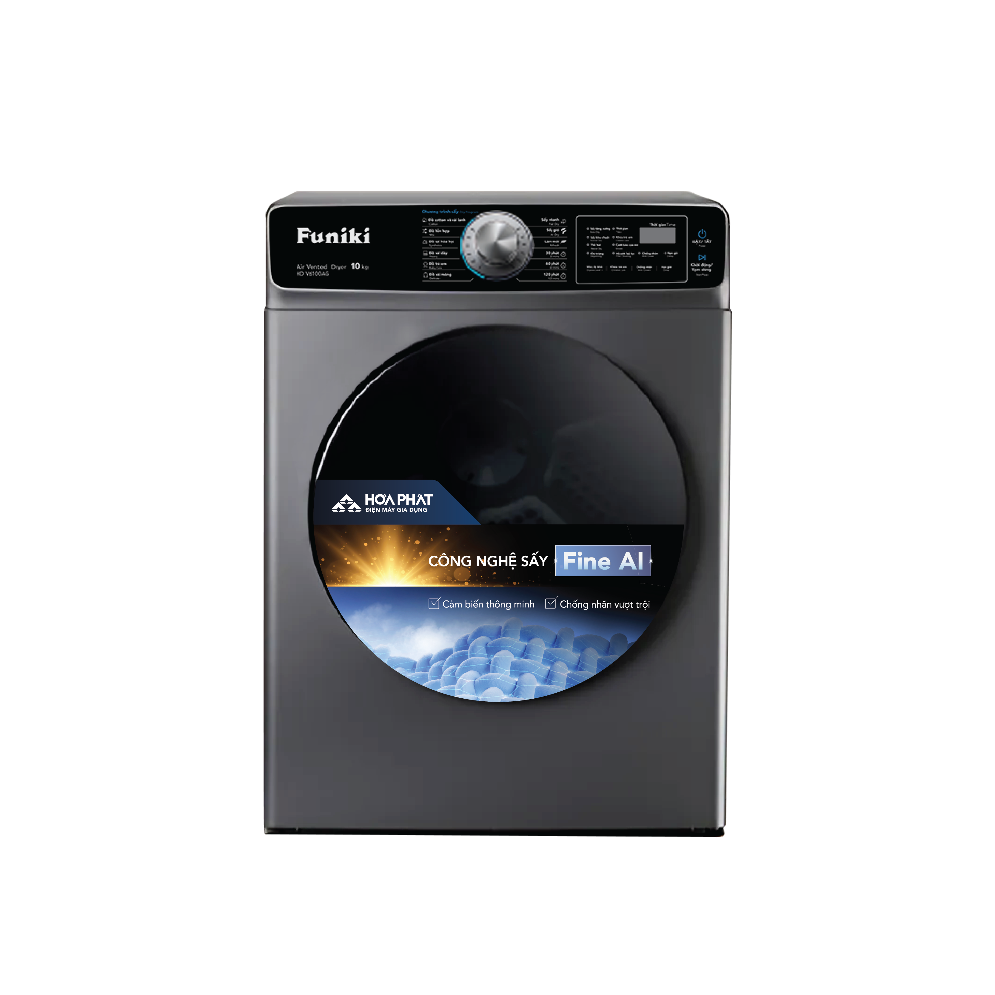 Máy sấy thông hơi Funiki HD V6100AG 10kg