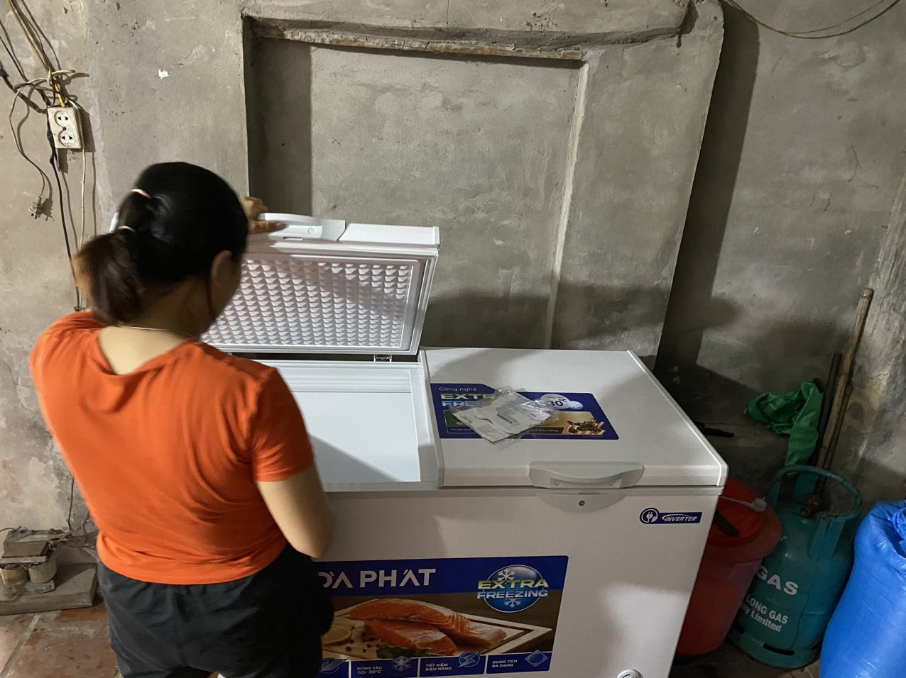 Tủ đông Hòa Phát Inverter HPF AD8352 352 lít DÀN ĐỒNG