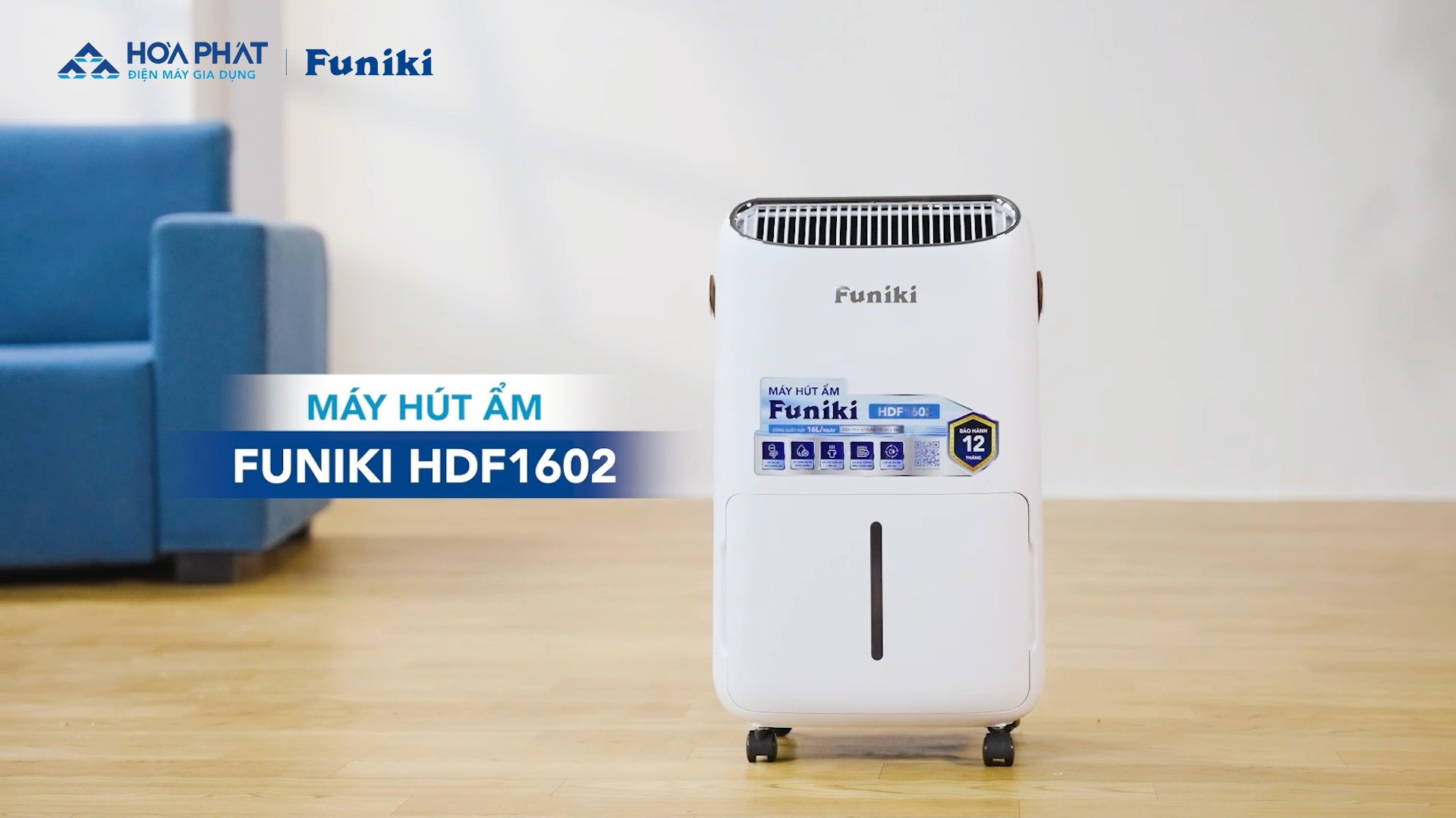 Máy hút ẩm Funiki HDF1602 16 lít/ngày