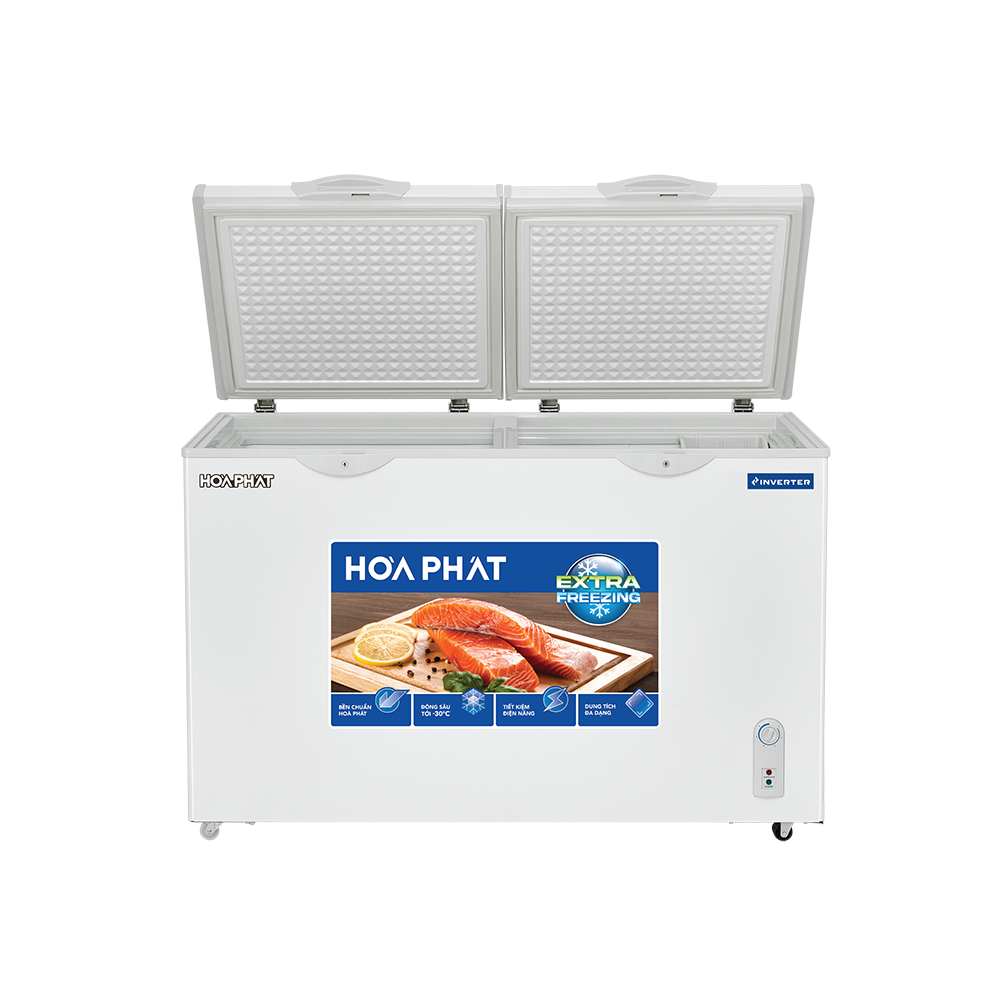 Tủ đông Hòa Phát Inverter HCFI 506S2Đ2 205 lít DÀN ĐỒNG