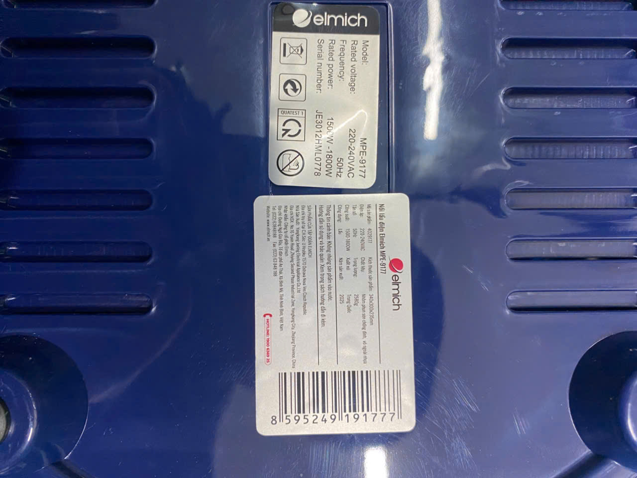 Nồi lẩu điện Elmich MPE-9177