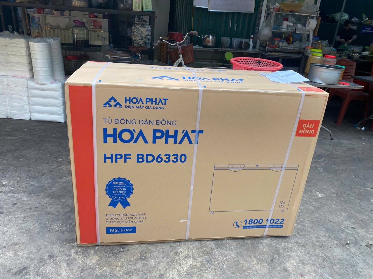 Tủ đông Hòa Phát HPF BD6330 330 lít DÀN ĐỒNG