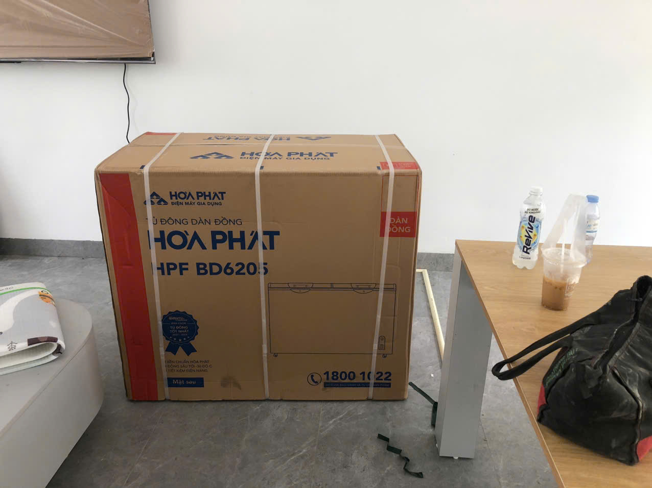 Tủ đông + mát Hòa Phát HPF BD6205 205 lít DÀN ĐỒNG