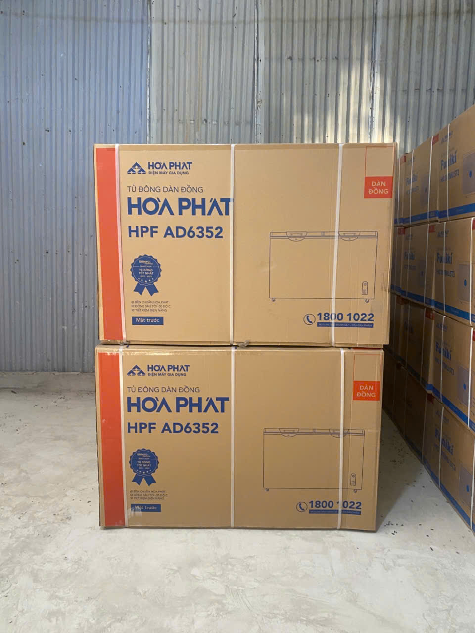 Tủ đông Hòa Phát HPF AD6352 352 lít DÀN ĐỒNG