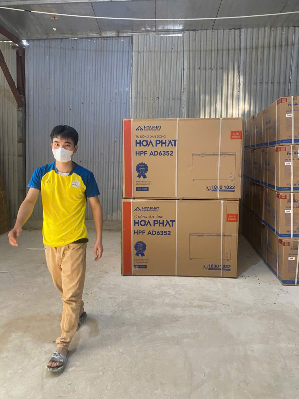 Tủ đông Hòa Phát HPF AD6352 352 lít DÀN ĐỒNG