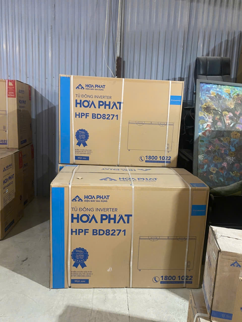 Tủ đông Hòa Phát Inverter HPF BD8271 271 lít DÀN ĐỒNG