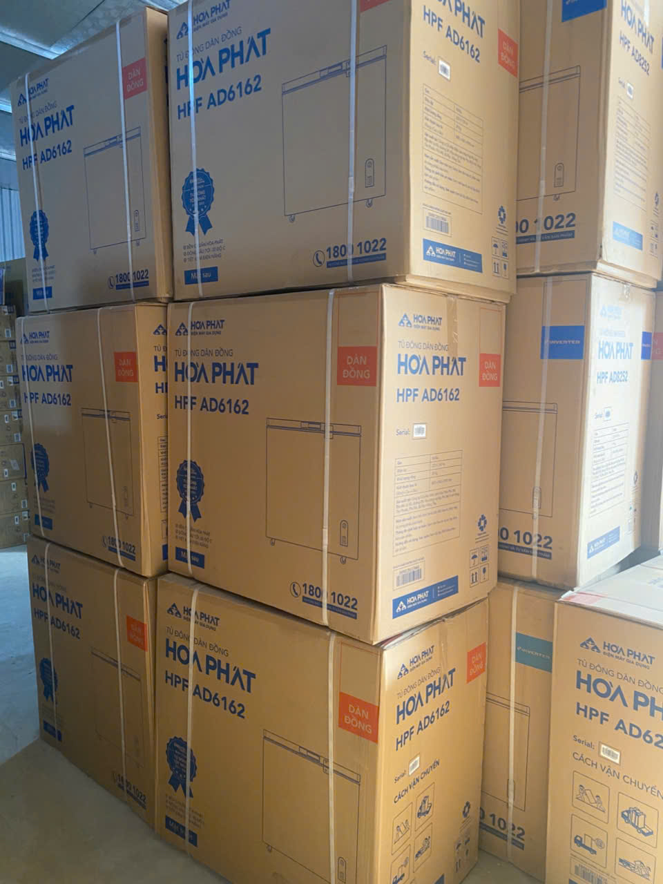 Tủ đông Hòa Phát HPF AD6162 162 lít DÀN ĐỒNG