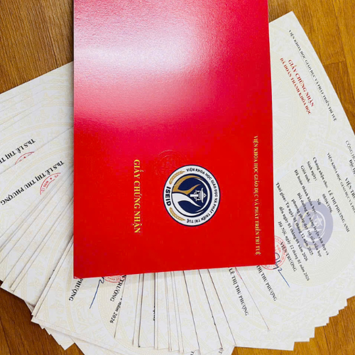 Chứng nhận Luyện Chữ Đẹp