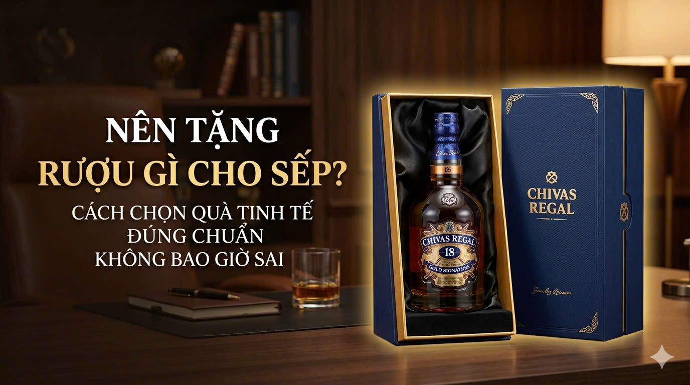 Nên Tặng Rượu Gì Cho Sếp? Cách Chọn Quà Tinh Tế, Đúng Chuẩn Và Không Bao Giờ Sai