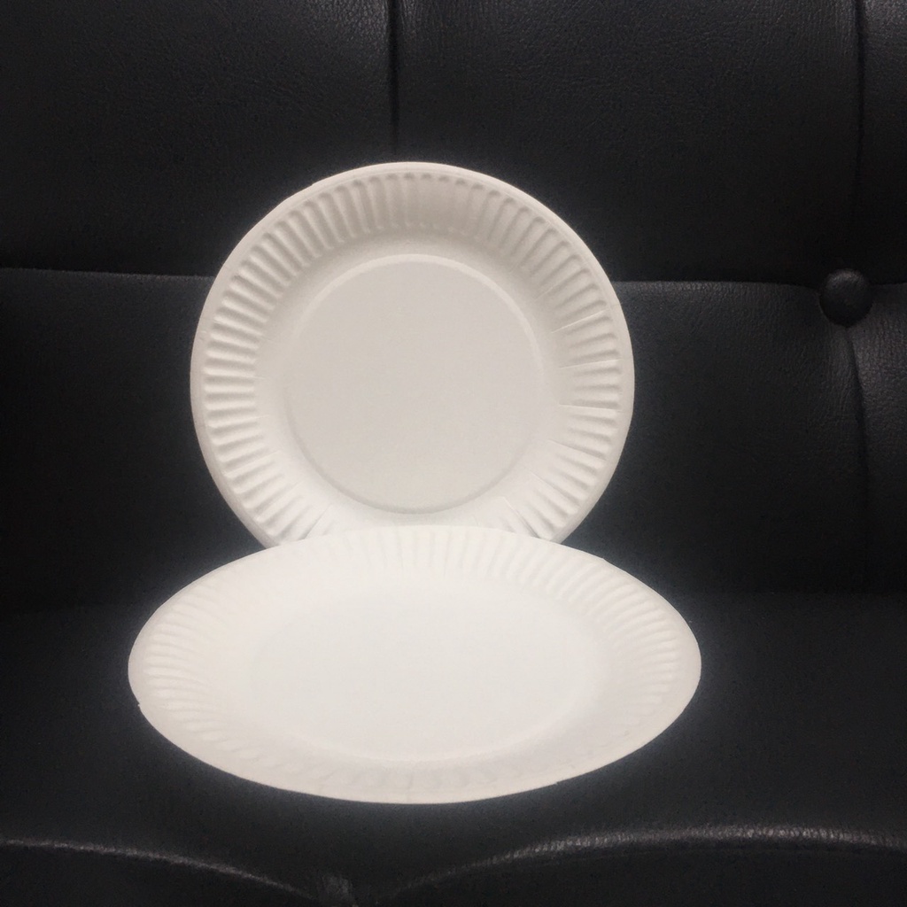 50 dĩa giấy đường kính 15cm 20cm dùng 1 lần dùng cho tiệc sinh nhật, kỉ niệm, tiệc cưới