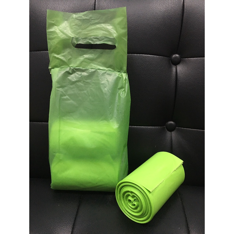 Set túi đựng rác compostable phân hủy sinh học, không nhựa 100%, cỡ nhỏ trung đại