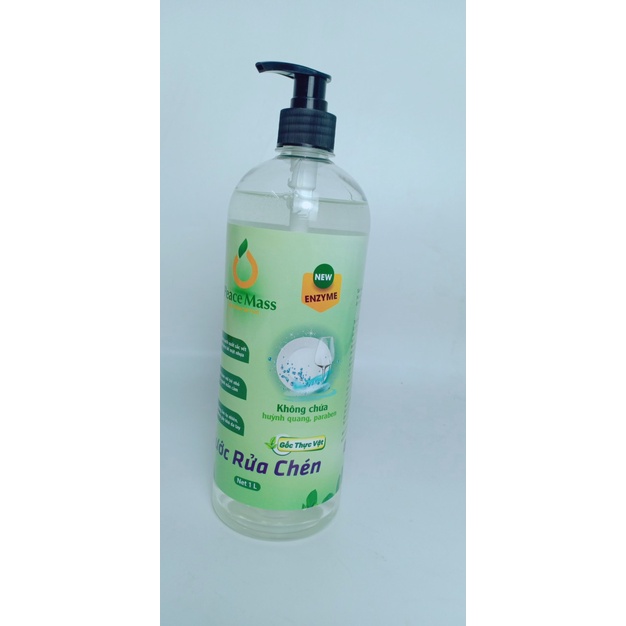 Nước rửa chén Peace Mass gốc thực vật (plant-based) hữu cơ, thân thiện môi trường